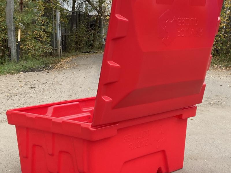 Пластиковые противопожарные контейнеры для песка 